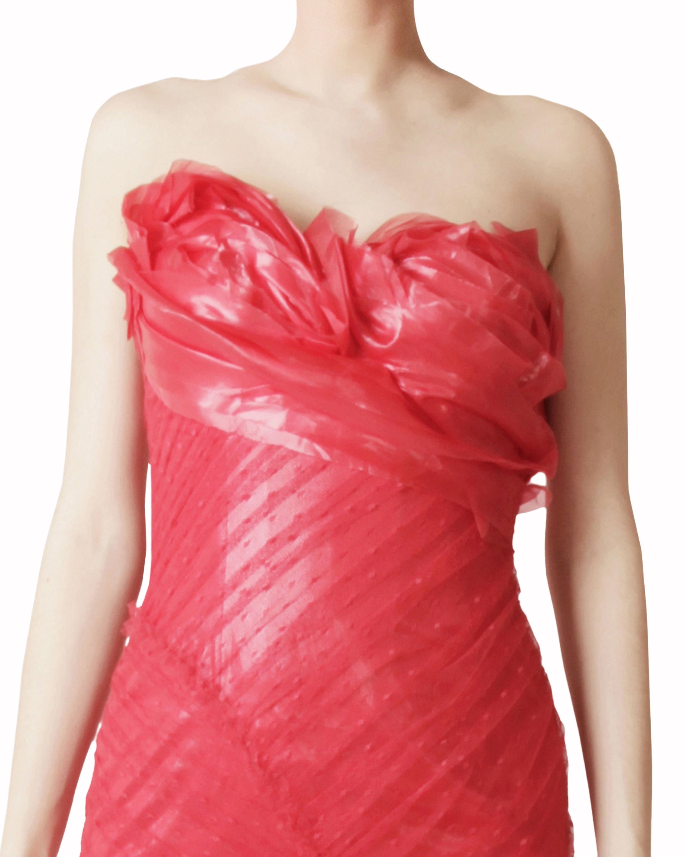 فستان مريمايد بدون أكمام