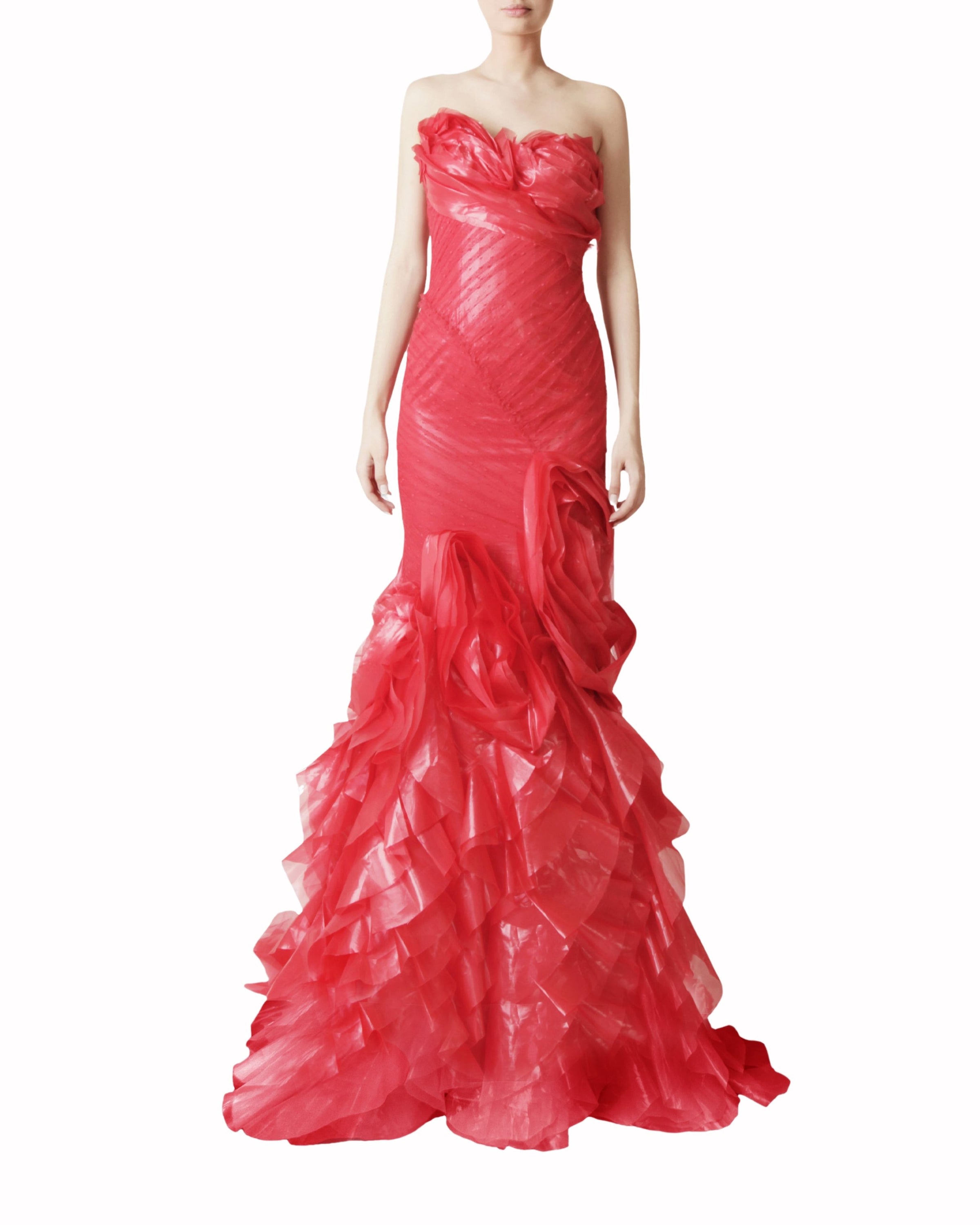 فستان مريمايد بدون أكمام