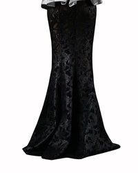 تنورة شبك طويلة