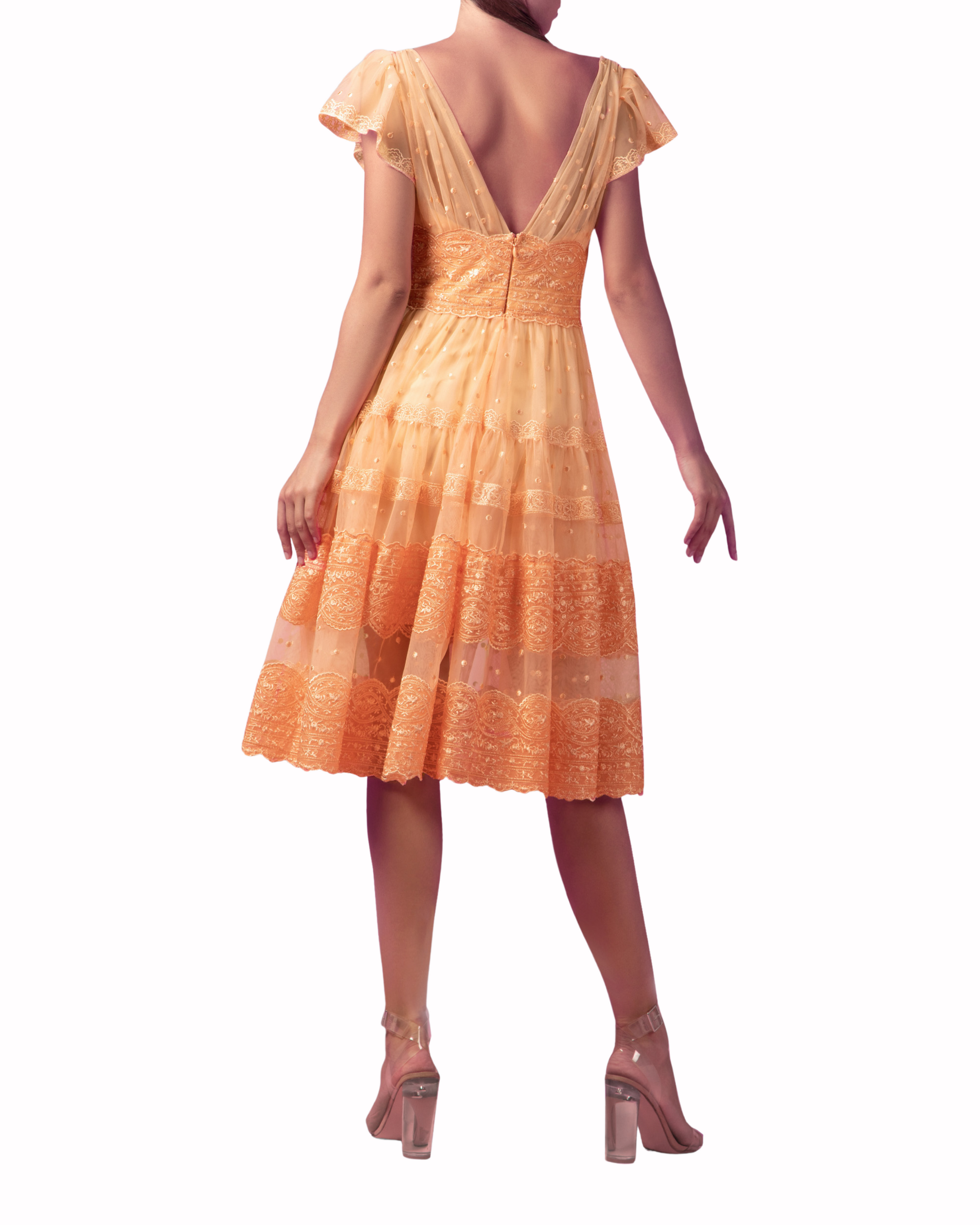 فستان ميدي واسع