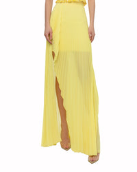 تنورة موسلين بكسرات