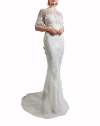 فستان مرميد مزخرف