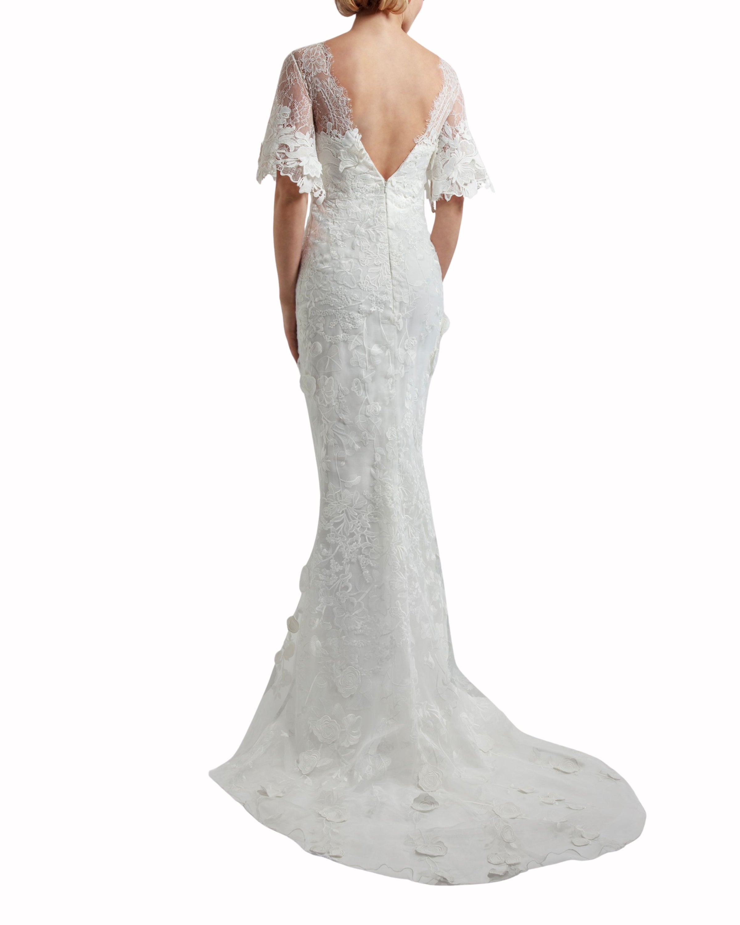 فستان مرميد مزخرف