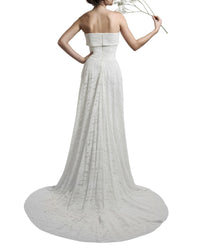 Strapless Lace Dress