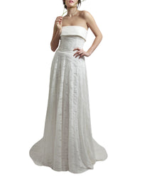 Strapless Lace Dress