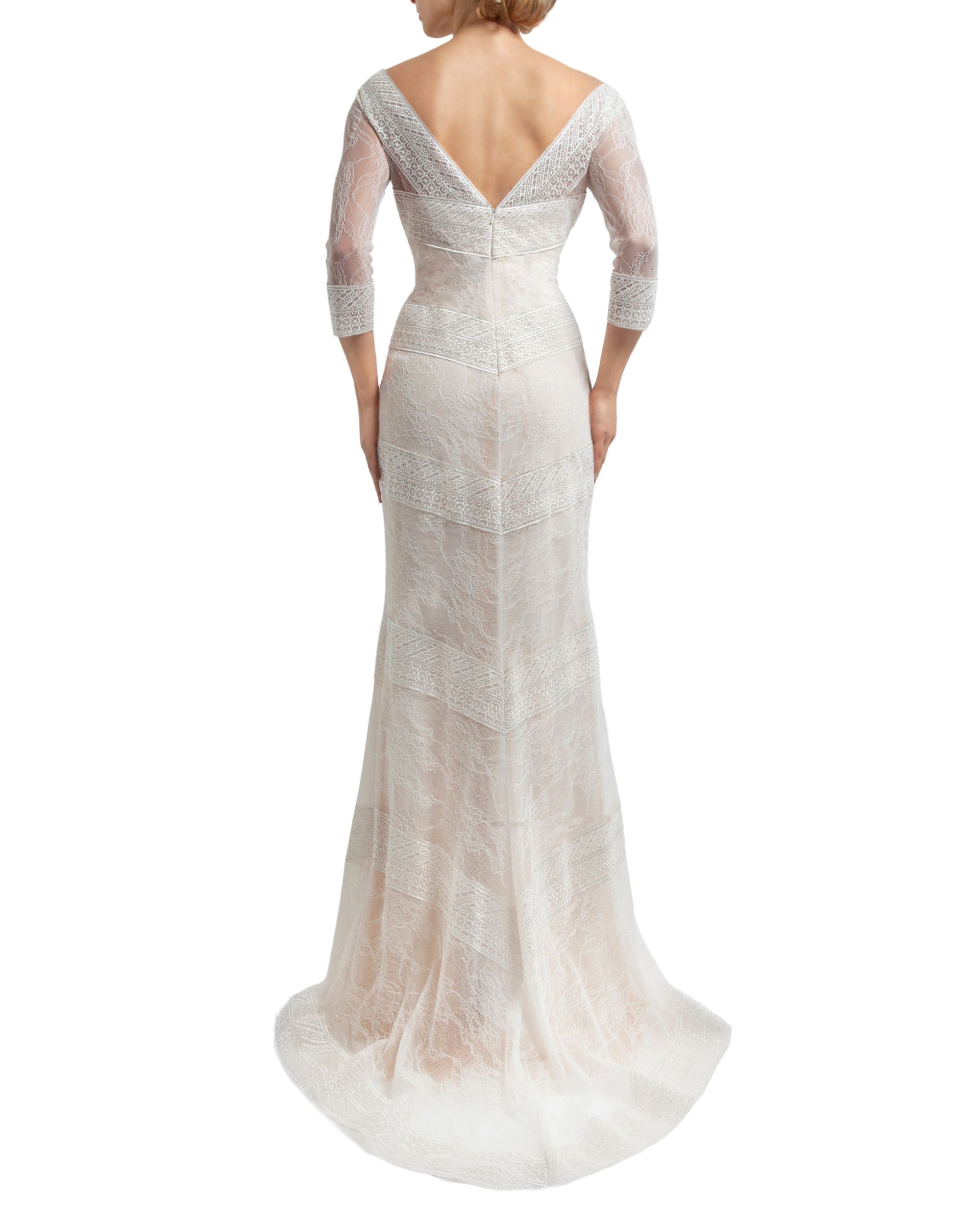 V-Neck Lace Dress