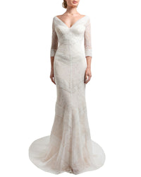 V-Neck Lace Dress