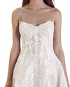 Strapless Lace Gown