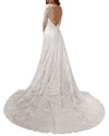 Lace Long-Sleeves Gown