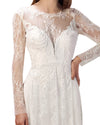 Lace Long-Sleeves Gown