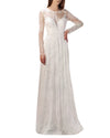 Lace Long-Sleeves Gown