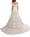 Ruffled Layered Gown