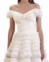 Ruffled Layered Gown