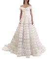 Ruffled Layered Gown