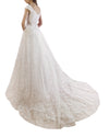 Beaded Round Neck Gown