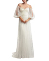 Beaded Off-Shoulder Gown