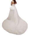 Asymmetrical Neck Gown