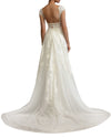 Embellished Open-Back Gown