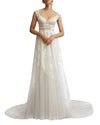 Embellished Open-Back Gown