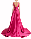Deep V-Neckline Dress