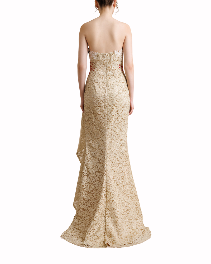Strapless Heart-Shaped Dress