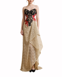 Strapless Heart-Shaped Dress