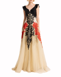 Embellished Lace Dress