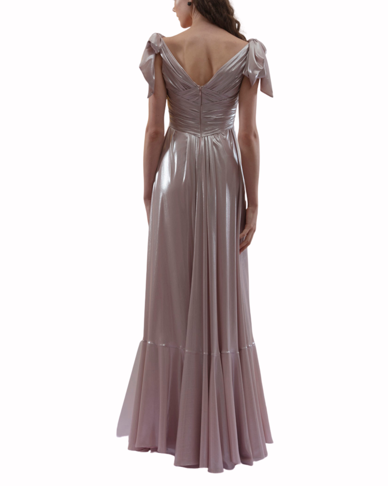 Draped Upper Part Dress
