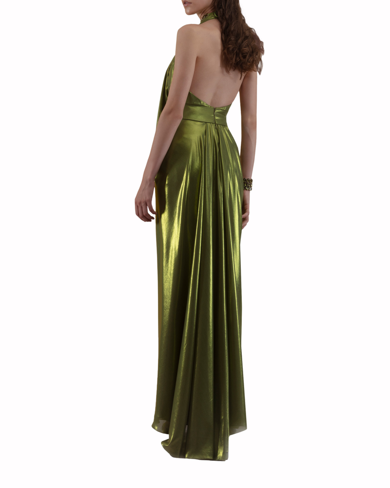 Long Dress With Draped Details