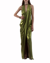 Long Dress With Draped Details