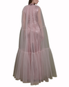 Slim Caped Dress