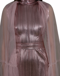 Slim Caped Dress