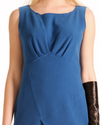 Sleeveless Draped Bodice Dress
