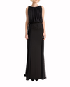 Draped Dress with Beaded Waist