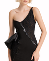 Ruffled Side Long Dress