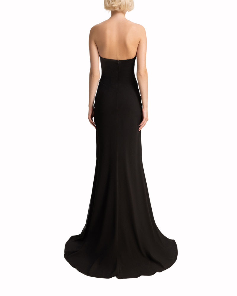 Strapless Beaded Dress