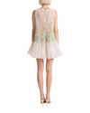 Embroidered Mesh Dress