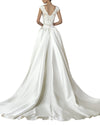 Guipure And Piqué Gown