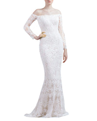 Lace Fitted Gown