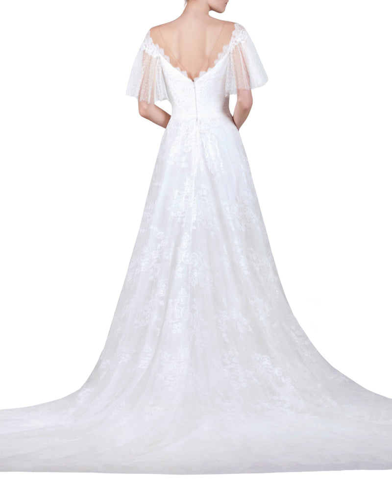 Open-Back Loose Gown