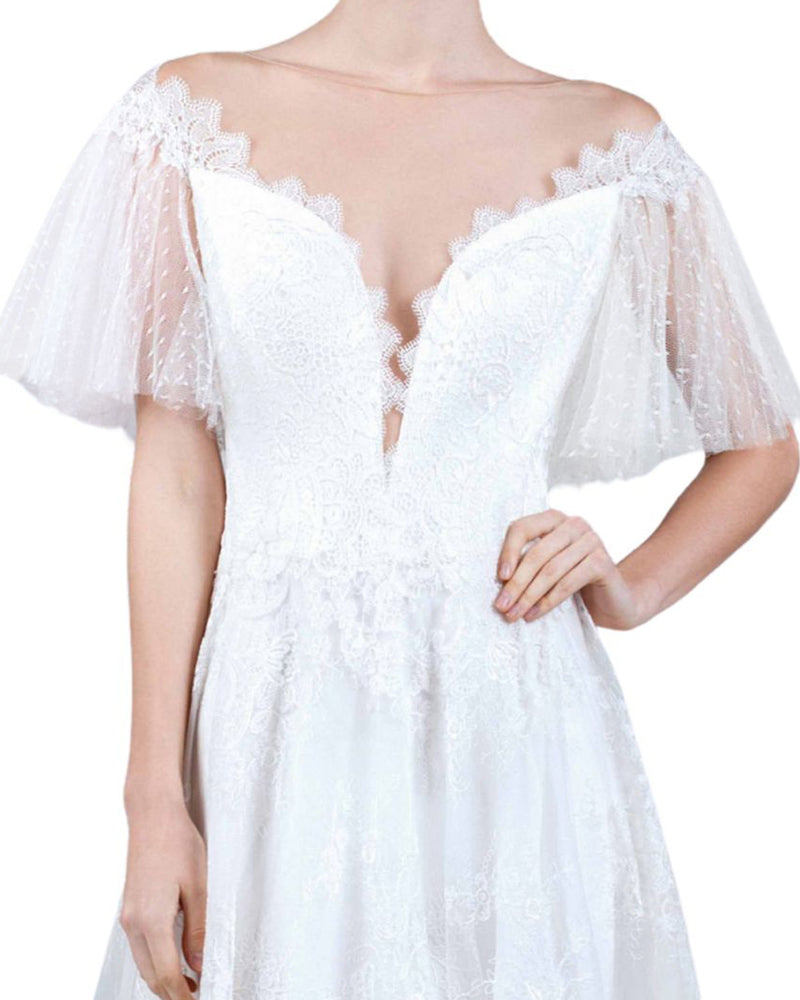 Open-Back Loose Gown