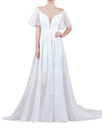 Open-Back Loose Gown