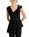 Black Straight Cut Jumpsuit