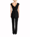 Black Straight Cut Jumpsuit