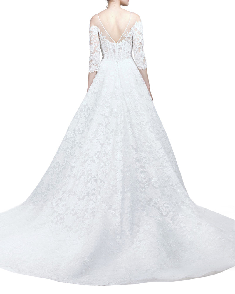 Off-Shoulders Wide Dress