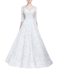 Off-Shoulders Wide Dress