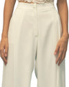 Straight Cut White Pants