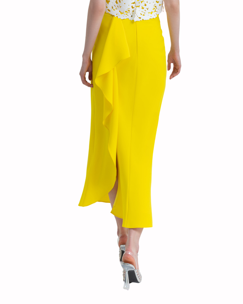 Yellow Pencil Skirt