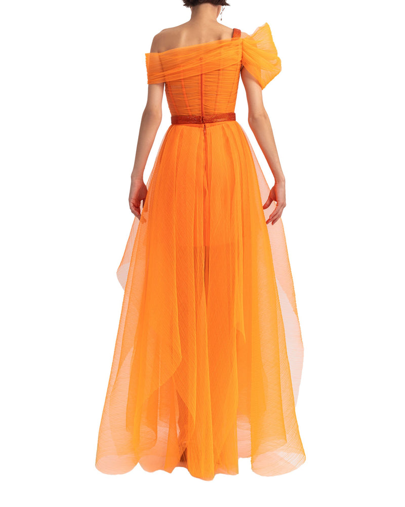 Asymmetrical Bow-Like Dress