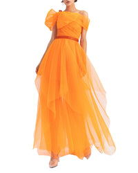 Asymmetrical Bow-Like Dress